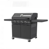 Premium 4-Burner Gas BBQ Grill – High-Performance Outdoor Barbecue with Side Burners & Storage